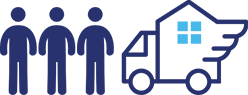 3 MOVERS AND A TRUCK (LARGE 1BDR, 2 BDR OR MEDIUM OFFICE)